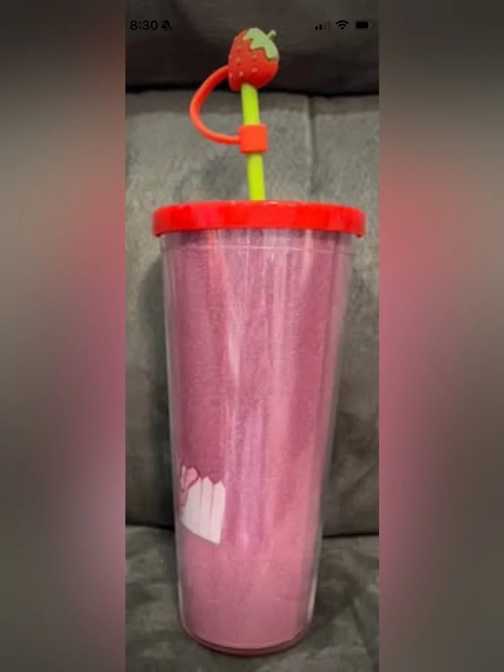 Strawberry Shortcake 24oz Tumbler New